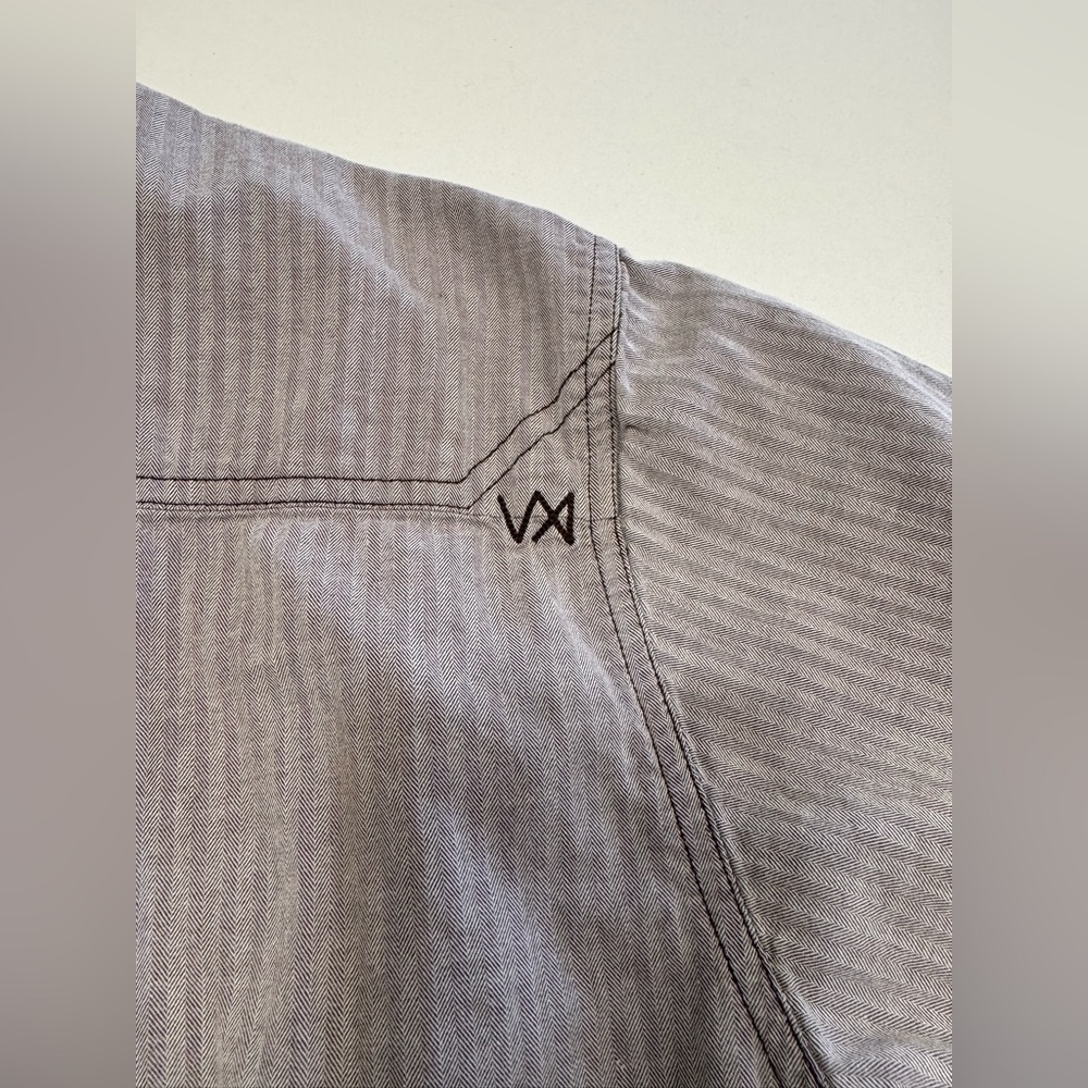 5.11 Tactical Button Up Shirt Mens Size LRG Gray Regular Fit Casual Short Sleeve - Picture 6 of 8